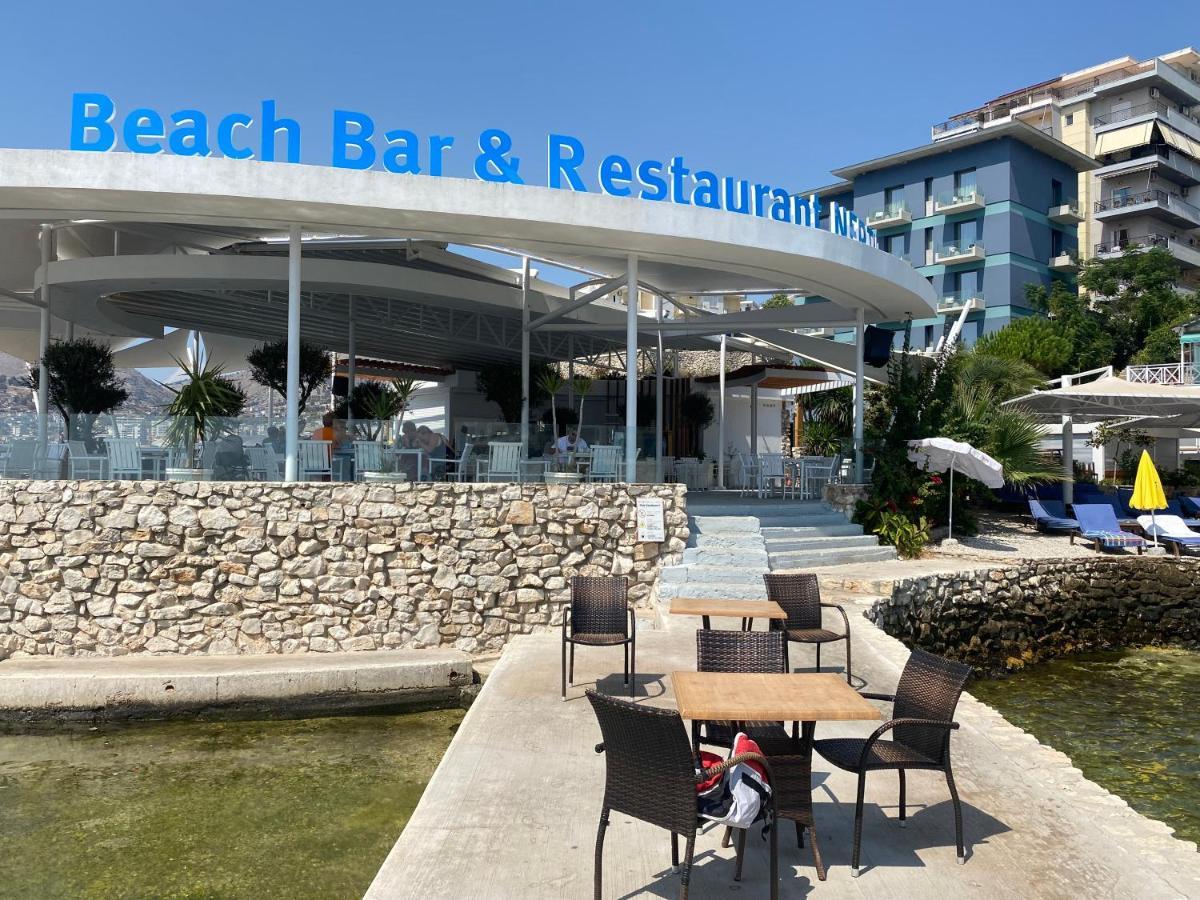 Apartment With Huge Sea View Balcony Саранде Екстериор снимка