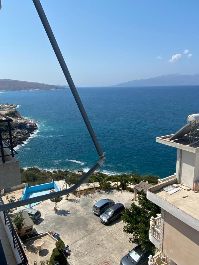 Apartment With Huge Sea View Balcony Саранде Екстериор снимка