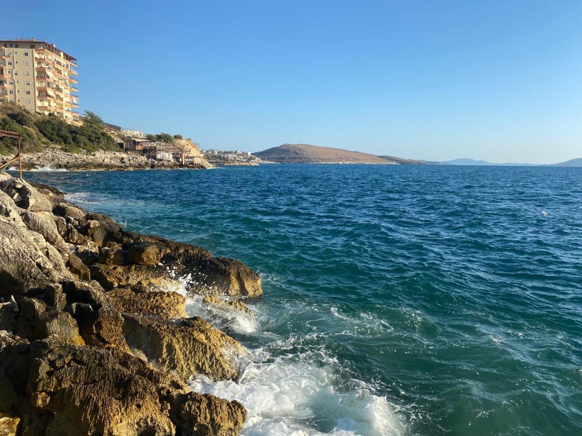 Apartment With Huge Sea View Balcony Саранде Екстериор снимка