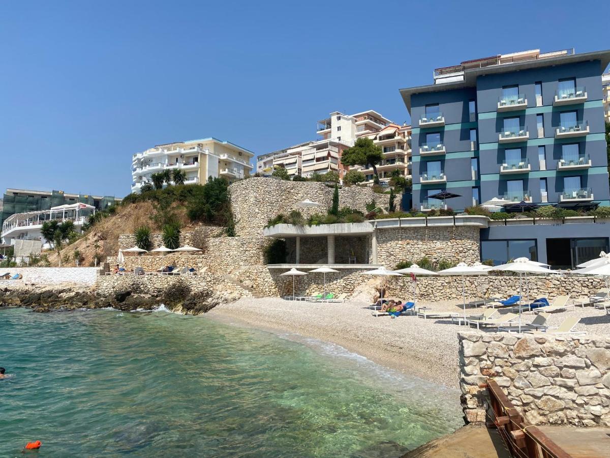 Apartment With Huge Sea View Balcony Саранде Екстериор снимка