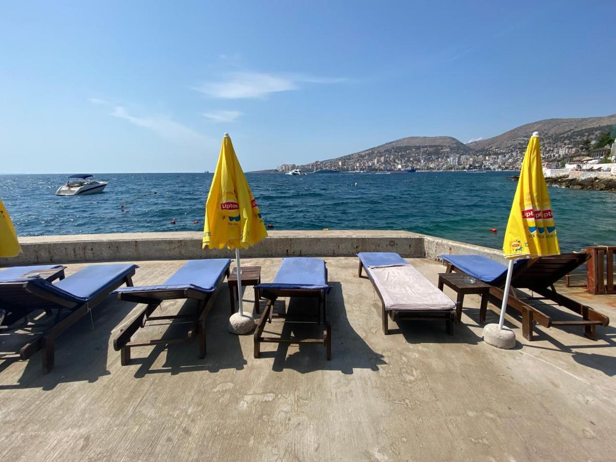 Apartment With Huge Sea View Balcony Саранде Екстериор снимка